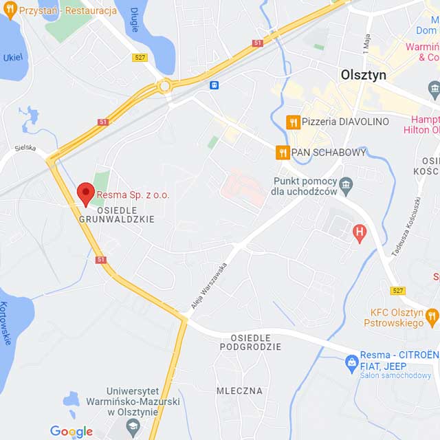Opel Resma Olsztyn Jagiellończyka 41c Salon i Serwis