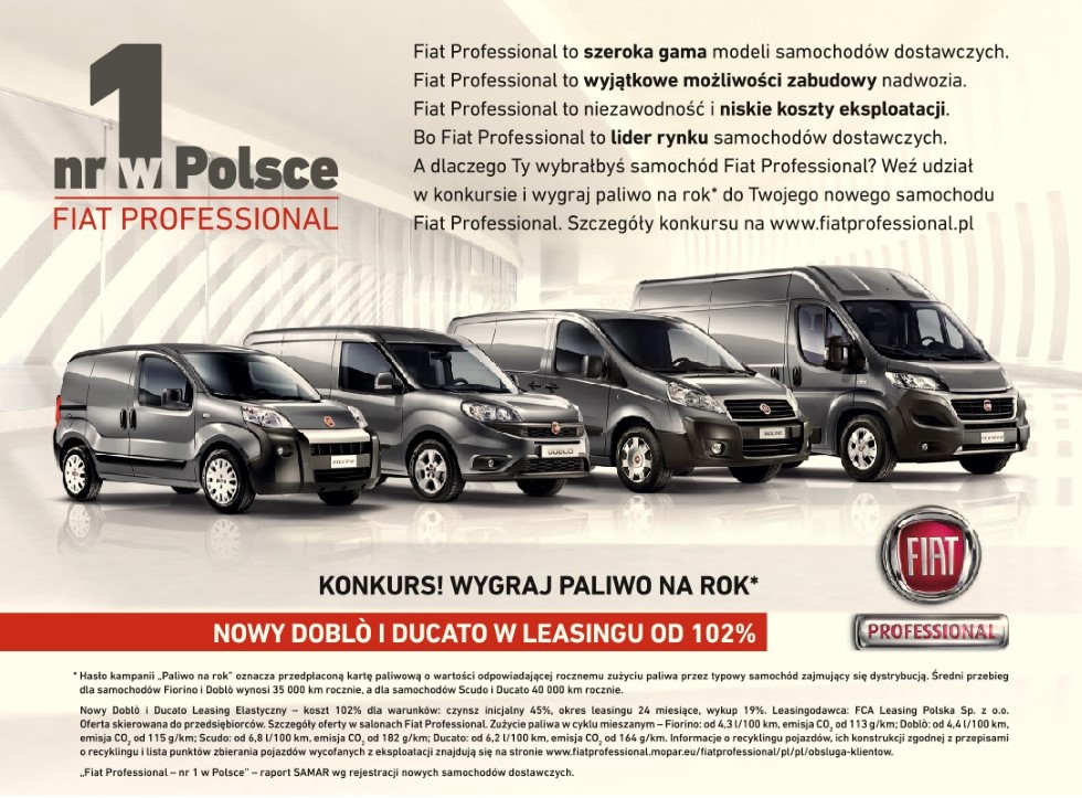 Konkurs Fiat Professional